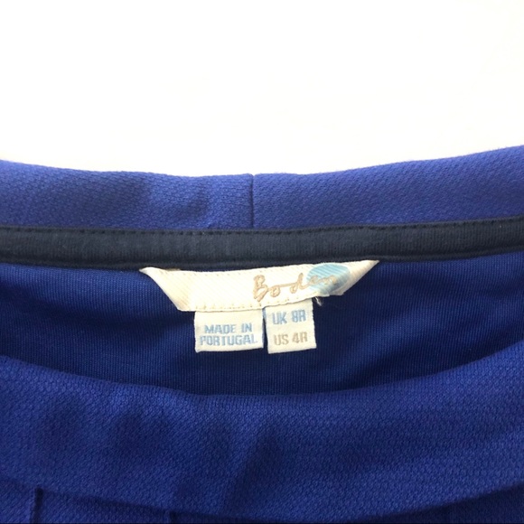 BODEN | 3/4 Sleeve Collared Blue Dress Vintage - Picture 7 of 9